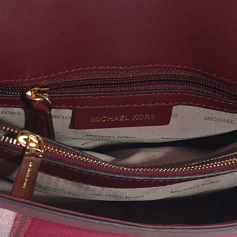 michael kors purses burgundy|Michael Kors maroon bag.